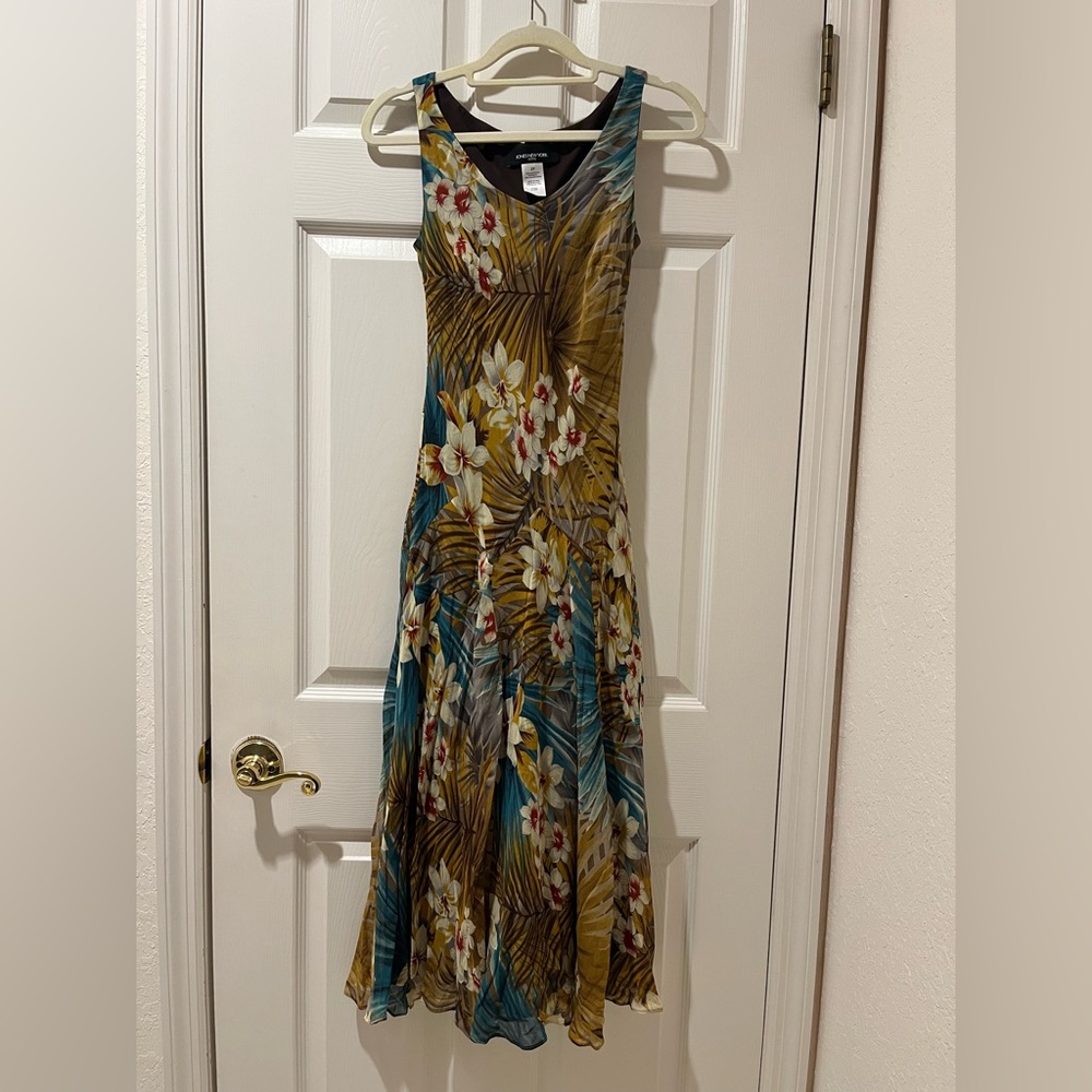 100% silk Vintage dress